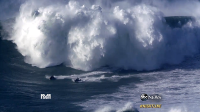 Garrett McNamara // Ondas Grandes da Praia do Norte foram tema de reportagem na ABC News (vídeo)