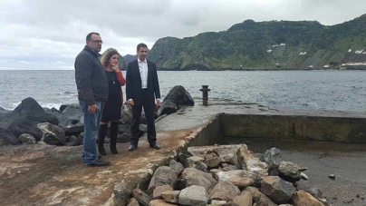 Governo dos Açores reforça proteção costeira no porto de São Lourenço, em Santa Maria