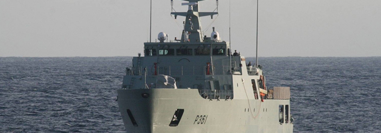 Navio “Figueira da Foz” em comissão no mar dos Açores