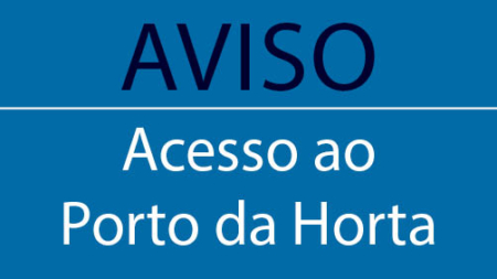 Encerramento do portão situado junto ao edifício da exploração do cais comercial do Porto da Horta