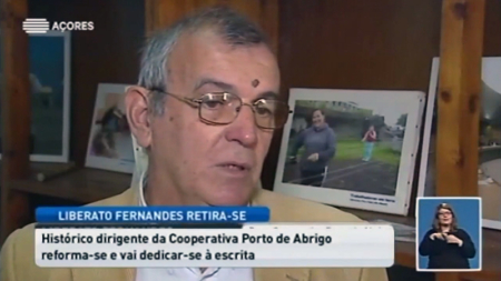 Liberato Fernandes troca liderança da Cooperativa Porto de Abrigo pela escrita.