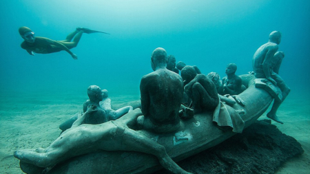 Primeiro museu subaquático da Europa abre este mês em Lanzarote, Espanha