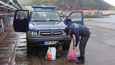 Ilha do Faial // Polícia Maritima interceta apanhador de lapas em período de defeso