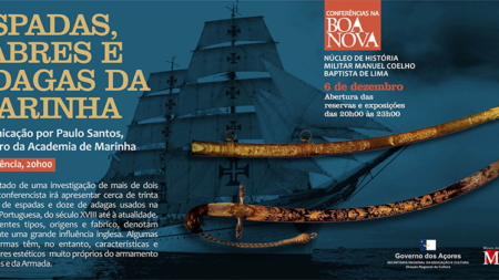 Espadas, Sabres e Adagas da Marinha nas “Conferências na Boa Nova”
