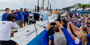 Volvo Ocean Race: Vestas chega a Itajaí e vai direto para o estaleiro