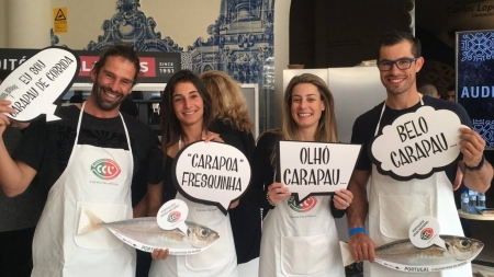 Peixe em Lisboa: Atletas náuticos “puxam a brasa ao carapau”