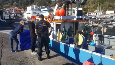 Polícia Marítima efetua apreensão de pescado ao largo de São Jorge