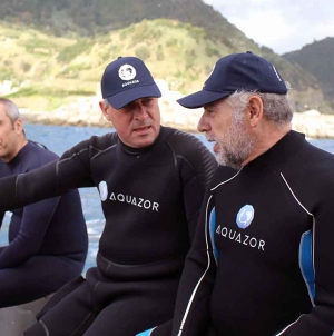 Gui Menezes visita primeiro projeto de criação de peixes em aquacultura dos Açores