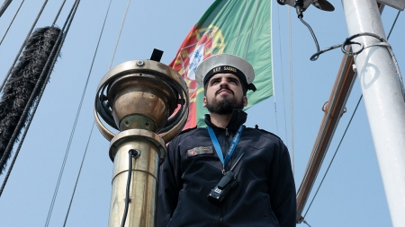 NRP Sagres iniciou a grande viagem de volta ao mundo no passado domingo