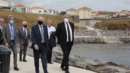 Inauguração da obra de valorização e proteção da Baía do Fanal em Angra do Heroísmo