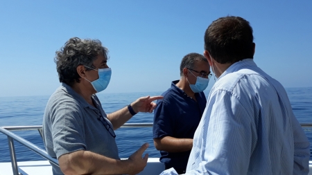 Ministro do Mar acompanhou trabalhos de mapeamento de coral vermelho ao largo de Albufeira